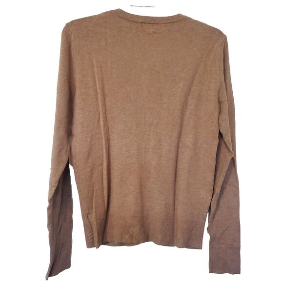 Merona Cardigan Size Medium Button Up Sweater Tan Color - Picture 7 of 12